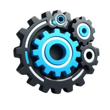 geared teeth showing the geared sytems we create for you business